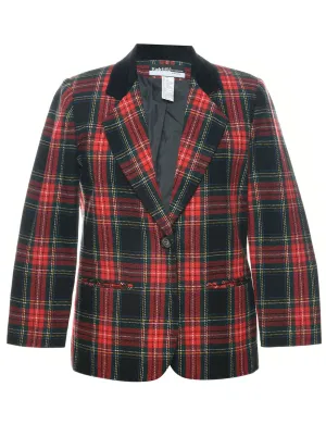 Sag Harbor Checked  Blazer - M