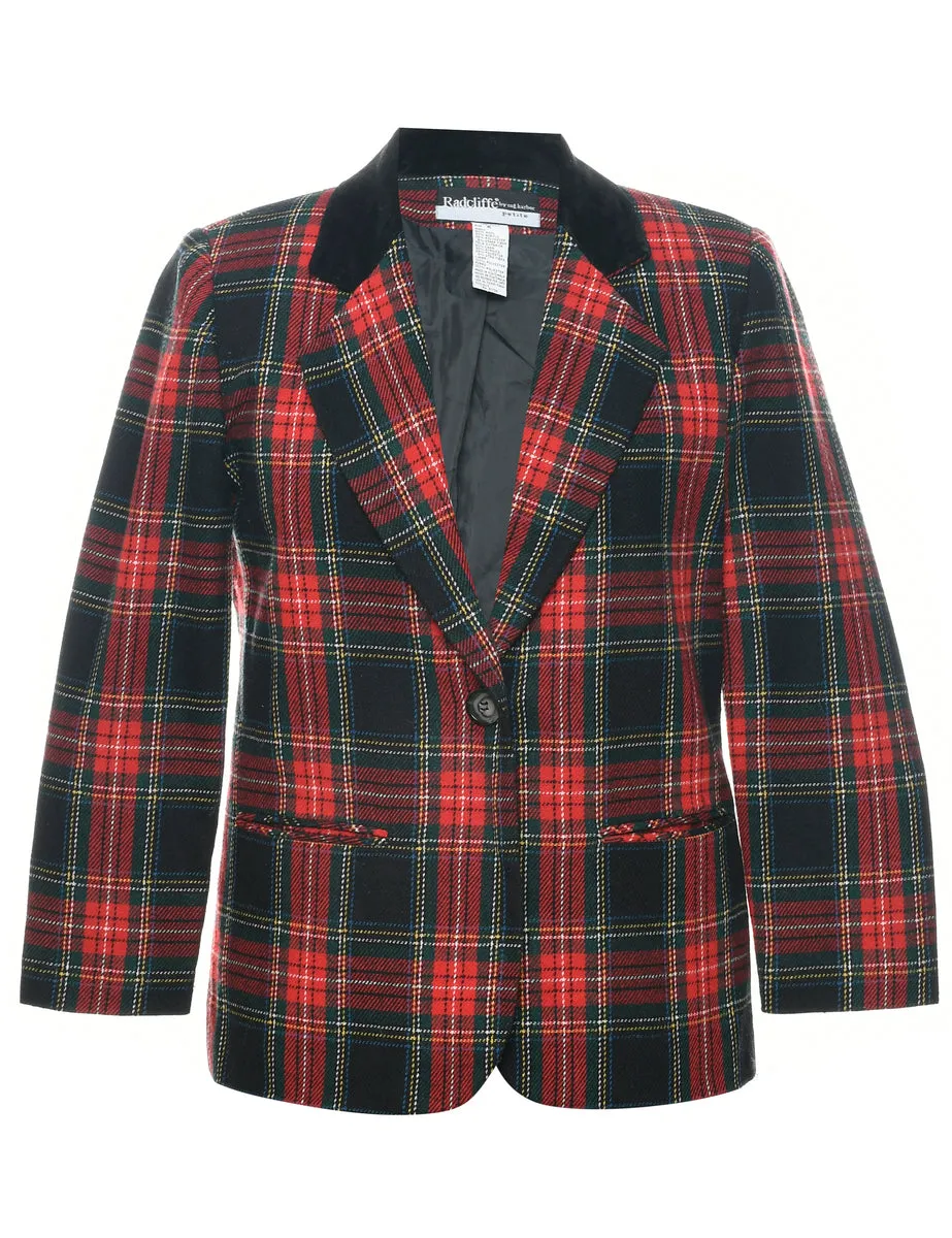 Sag Harbor Checked  Blazer - M