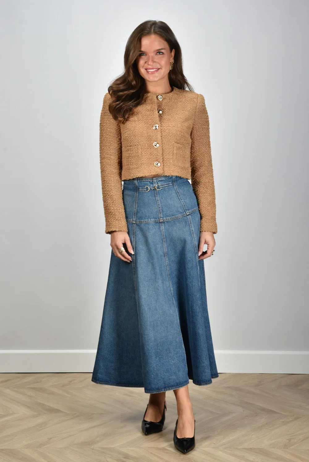 Sage & Ivy jack Nikita malia tweed camel