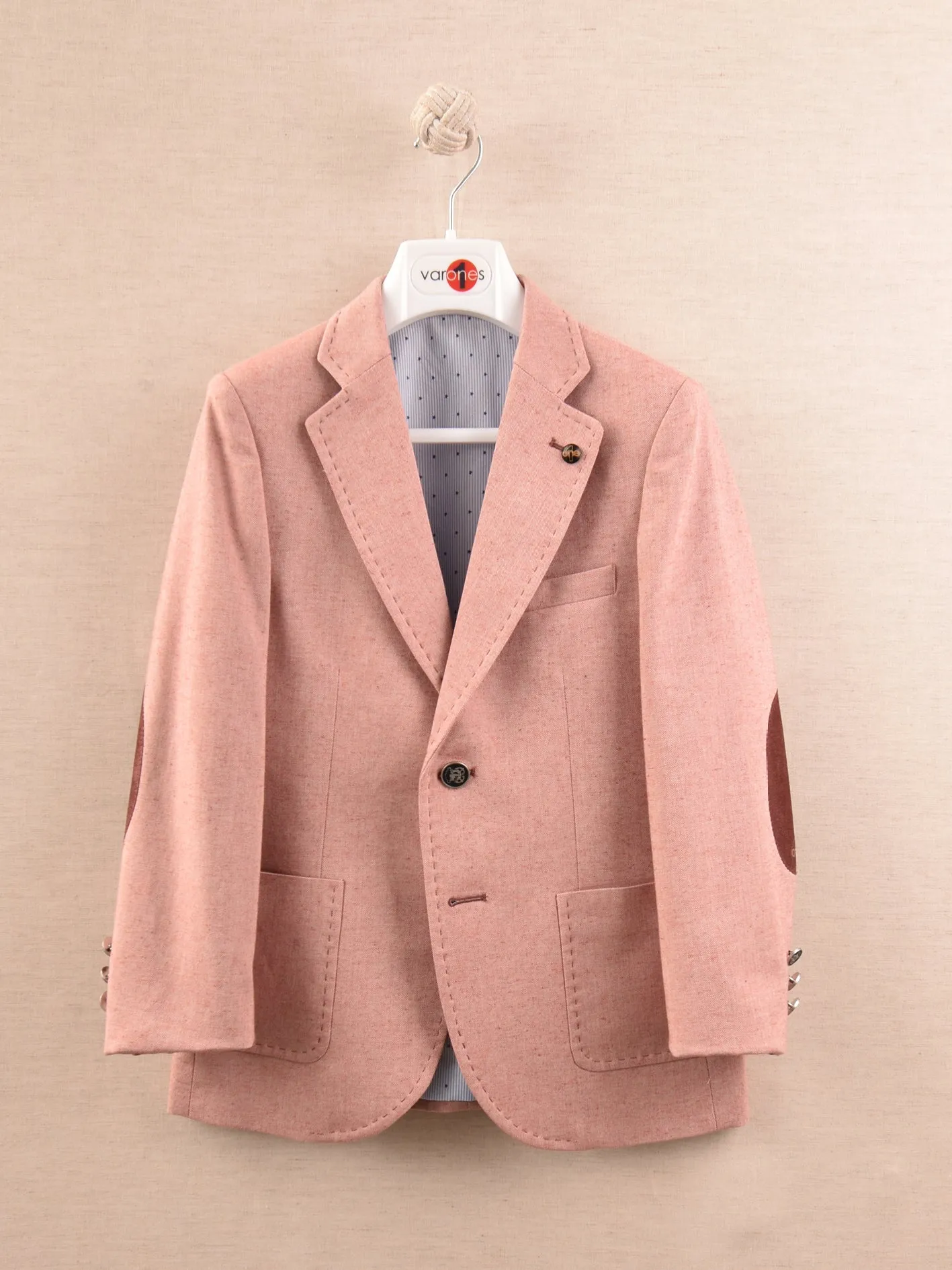 SALE One Varones Boys Salmon Blazer:- 10-04077 12 Age 7 & 8