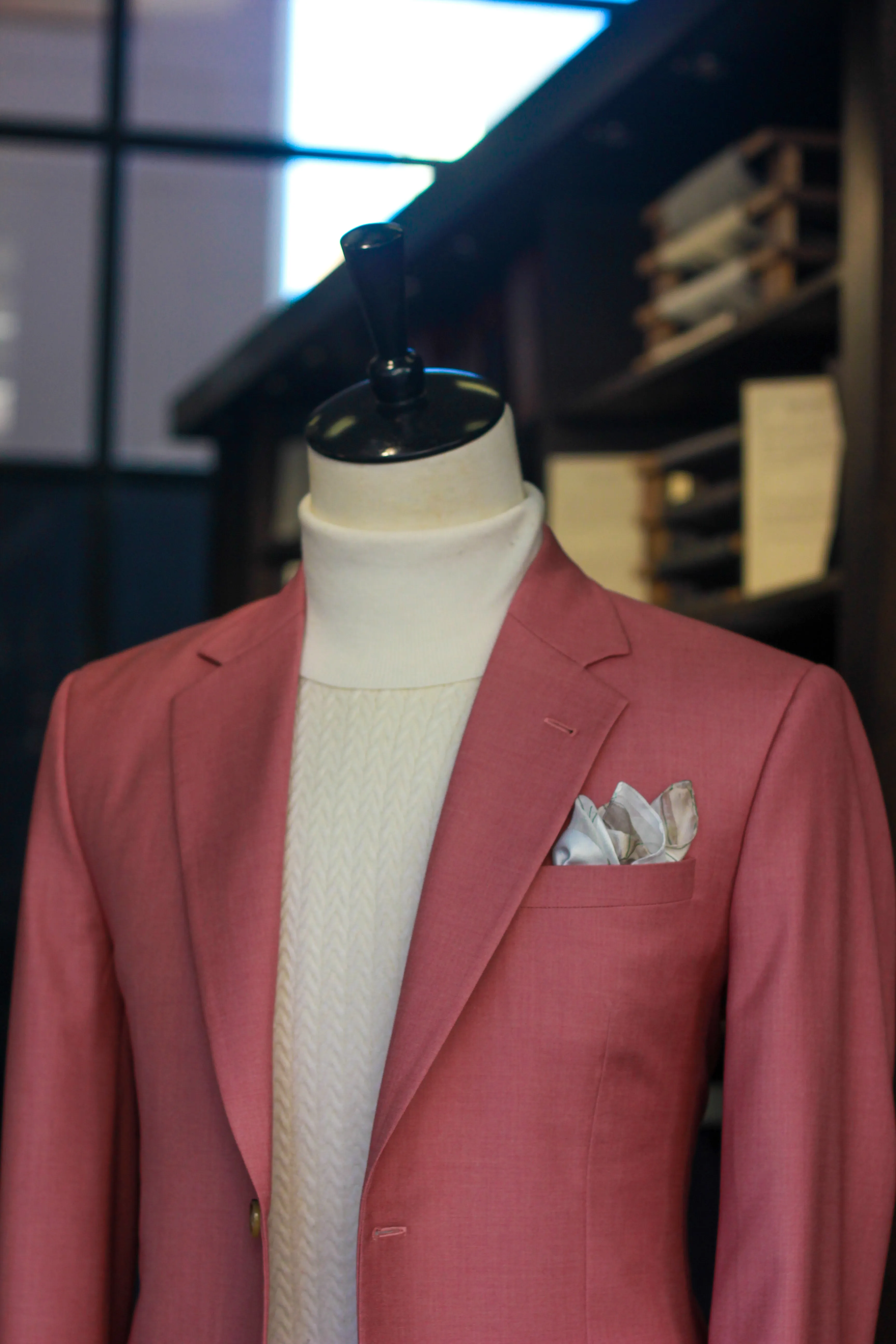 Salmon Single Breasted Blazer