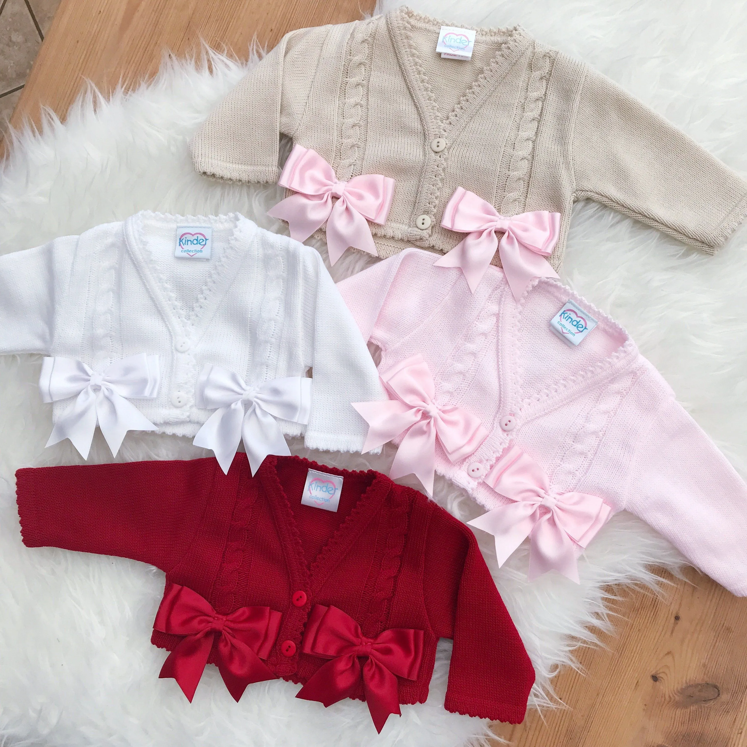 Satin Bow Cardigan