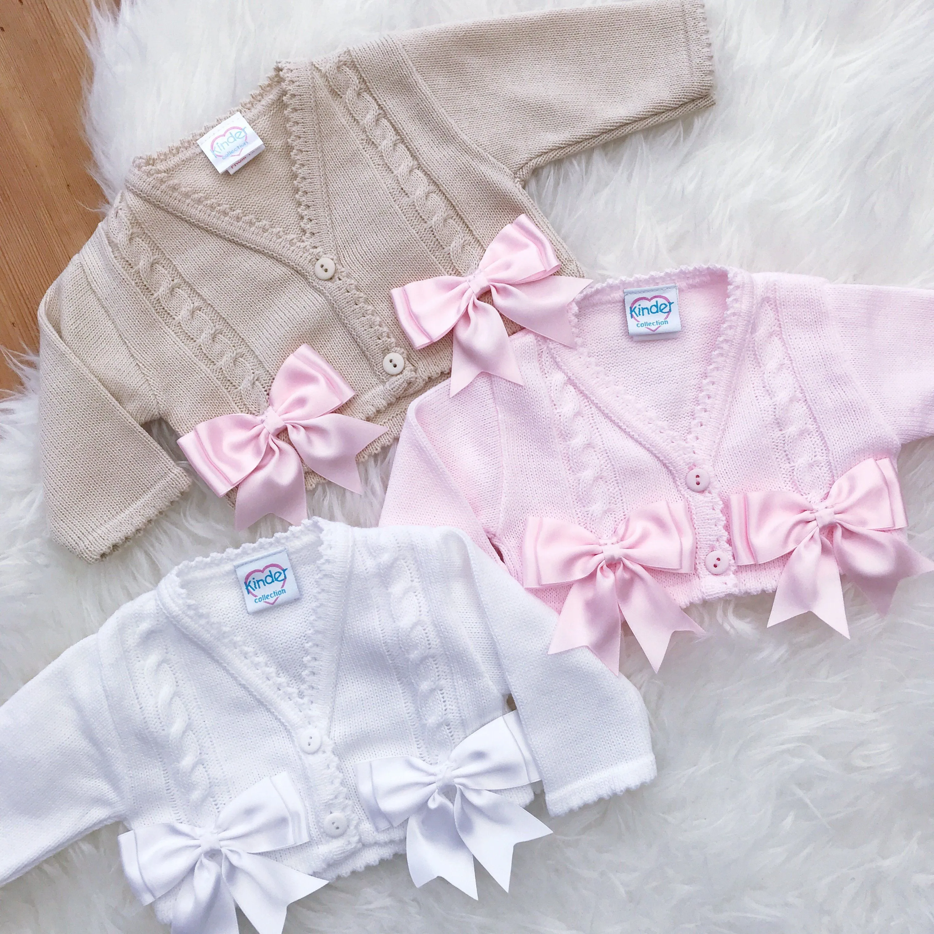 Satin Bow Cardigan