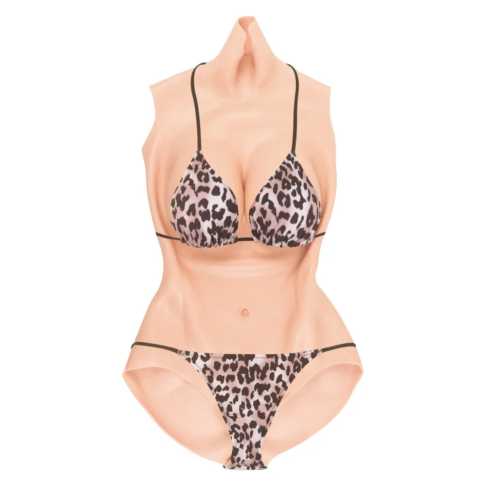 Silicone Body Suit Swimming Suit Style For Crossdresser