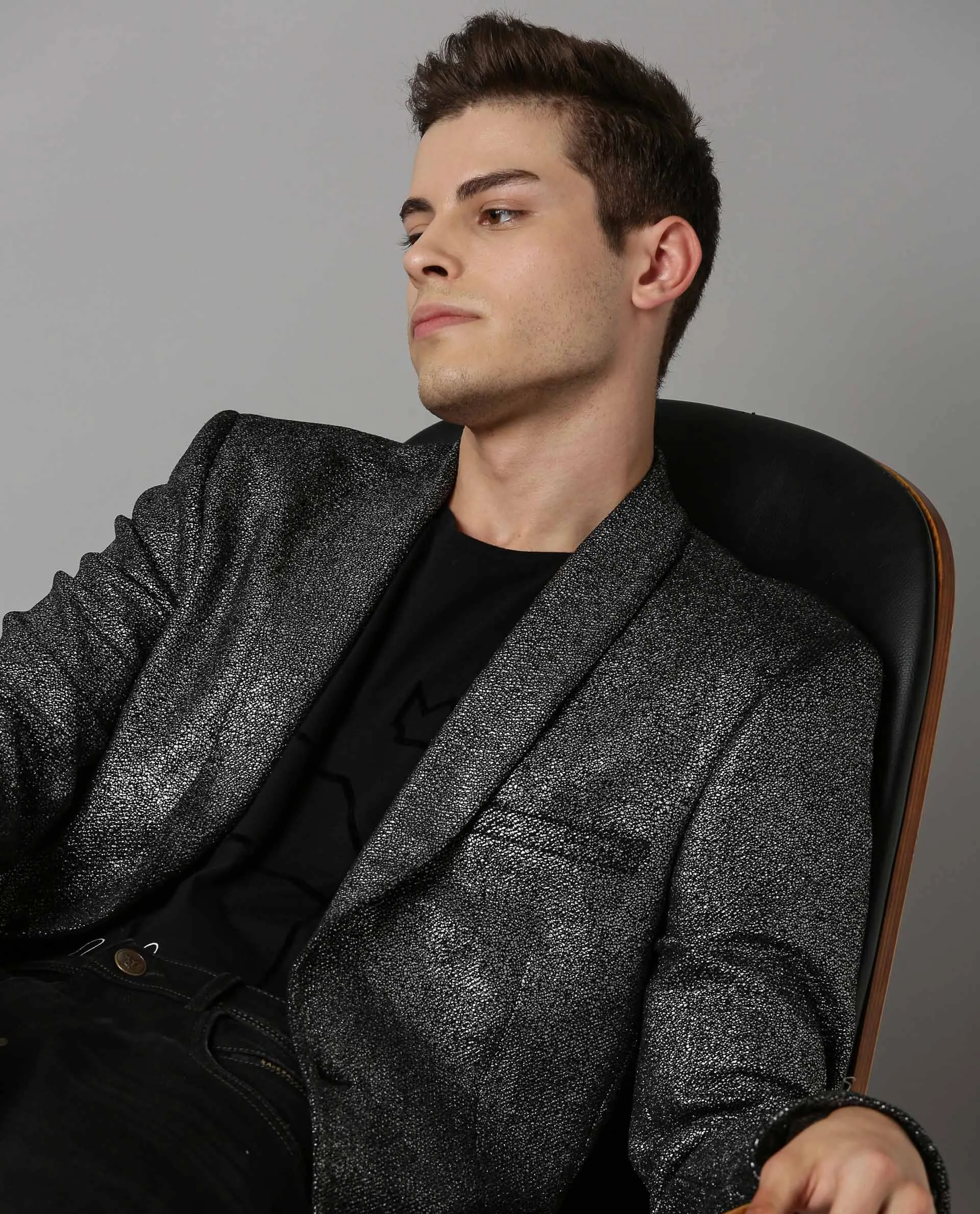 SILVER BLAZER