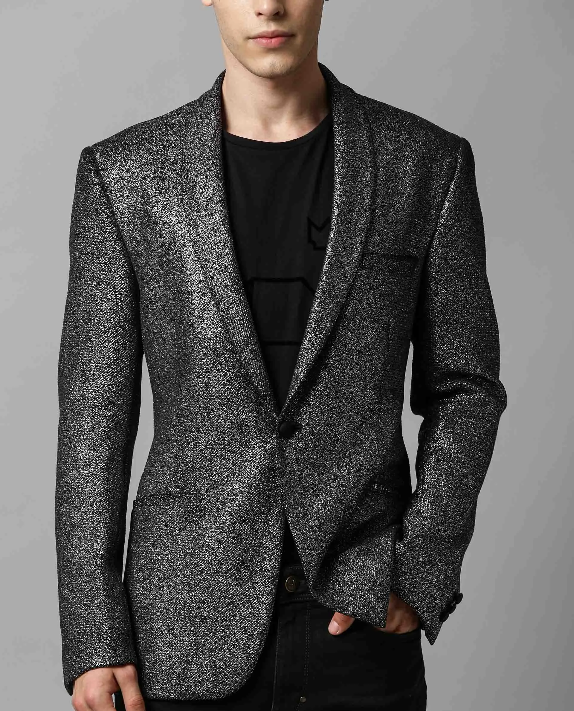 SILVER BLAZER
