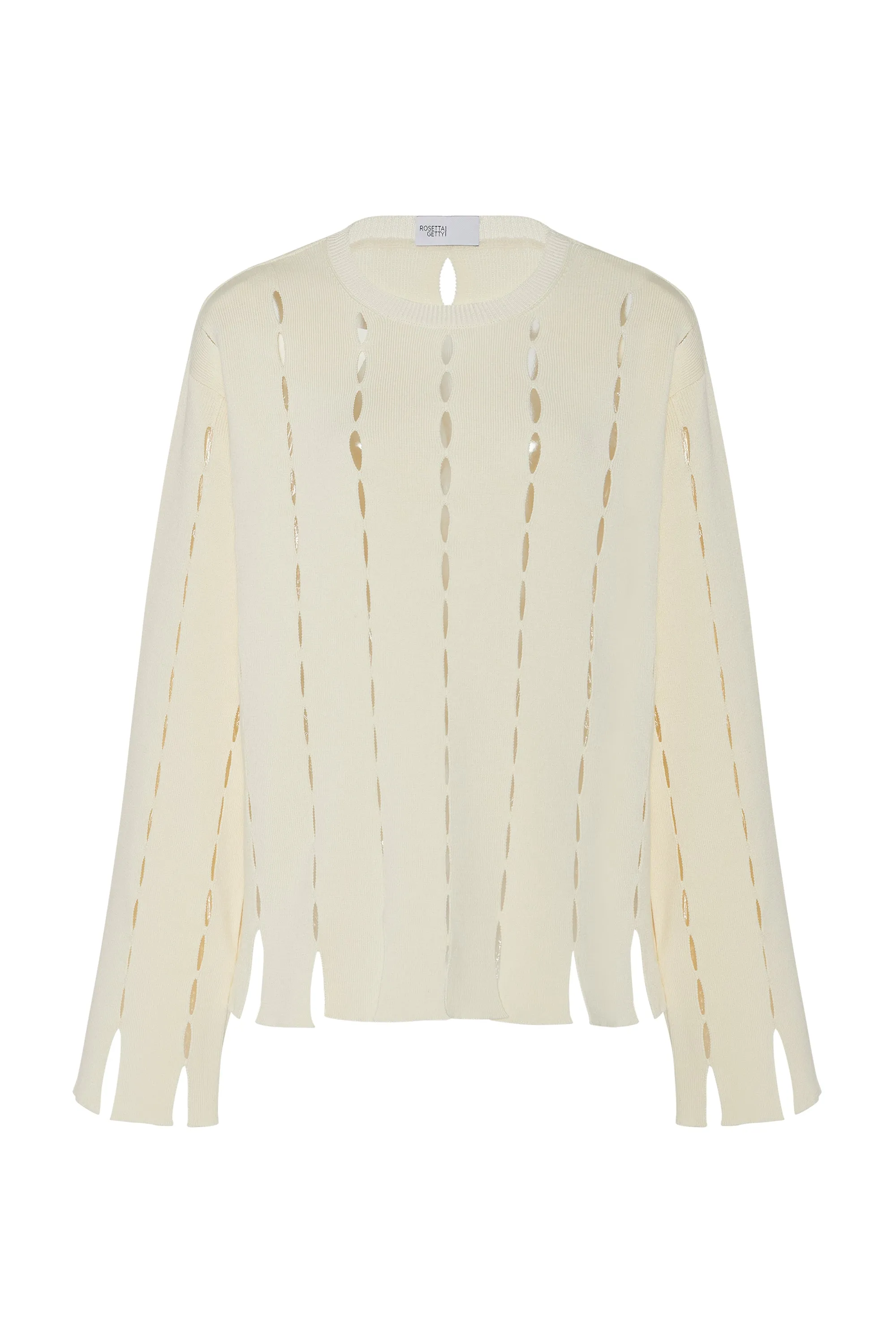 SLASH PANEL PULLOVER