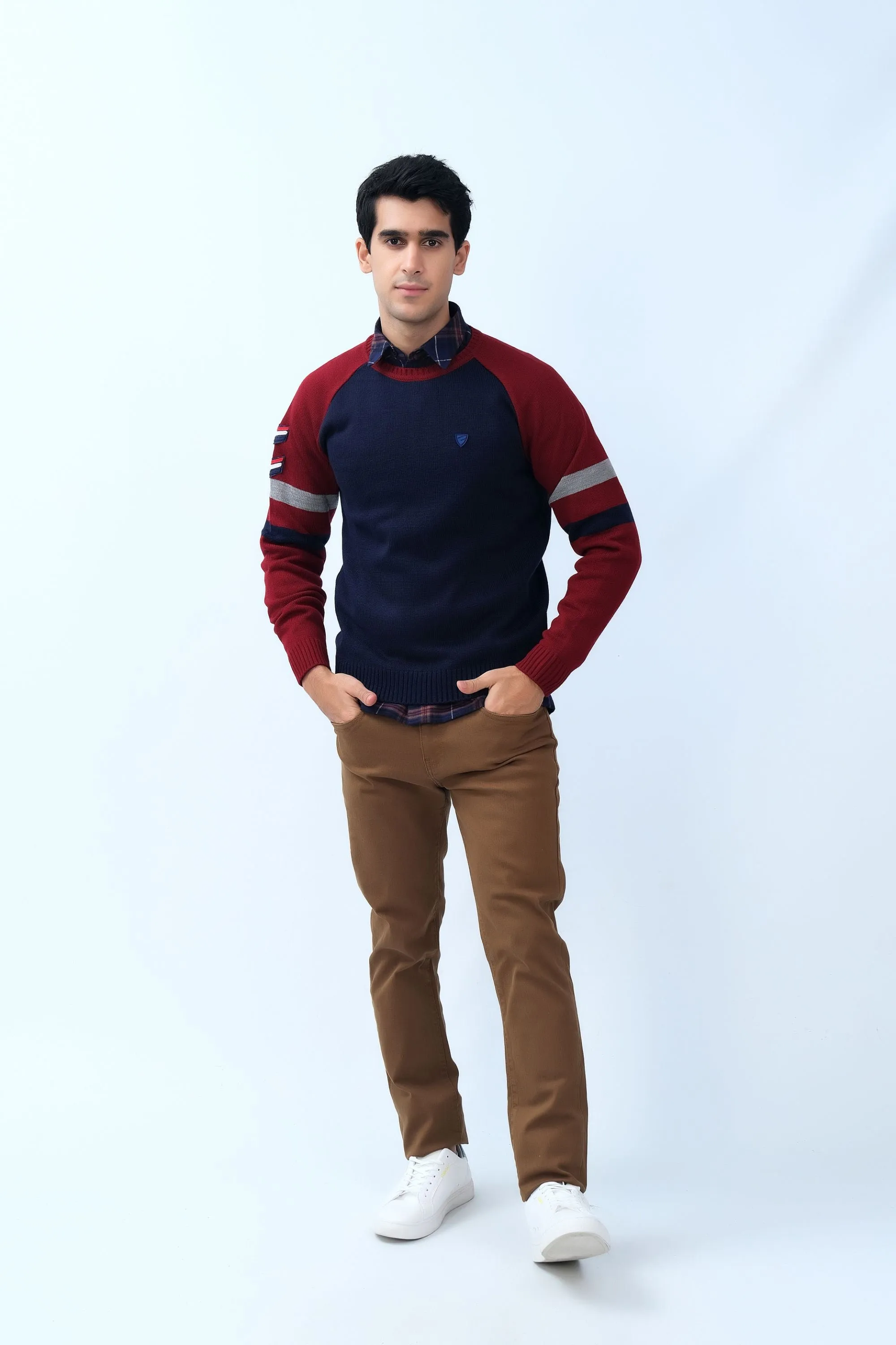 Smart Navy Sweater
