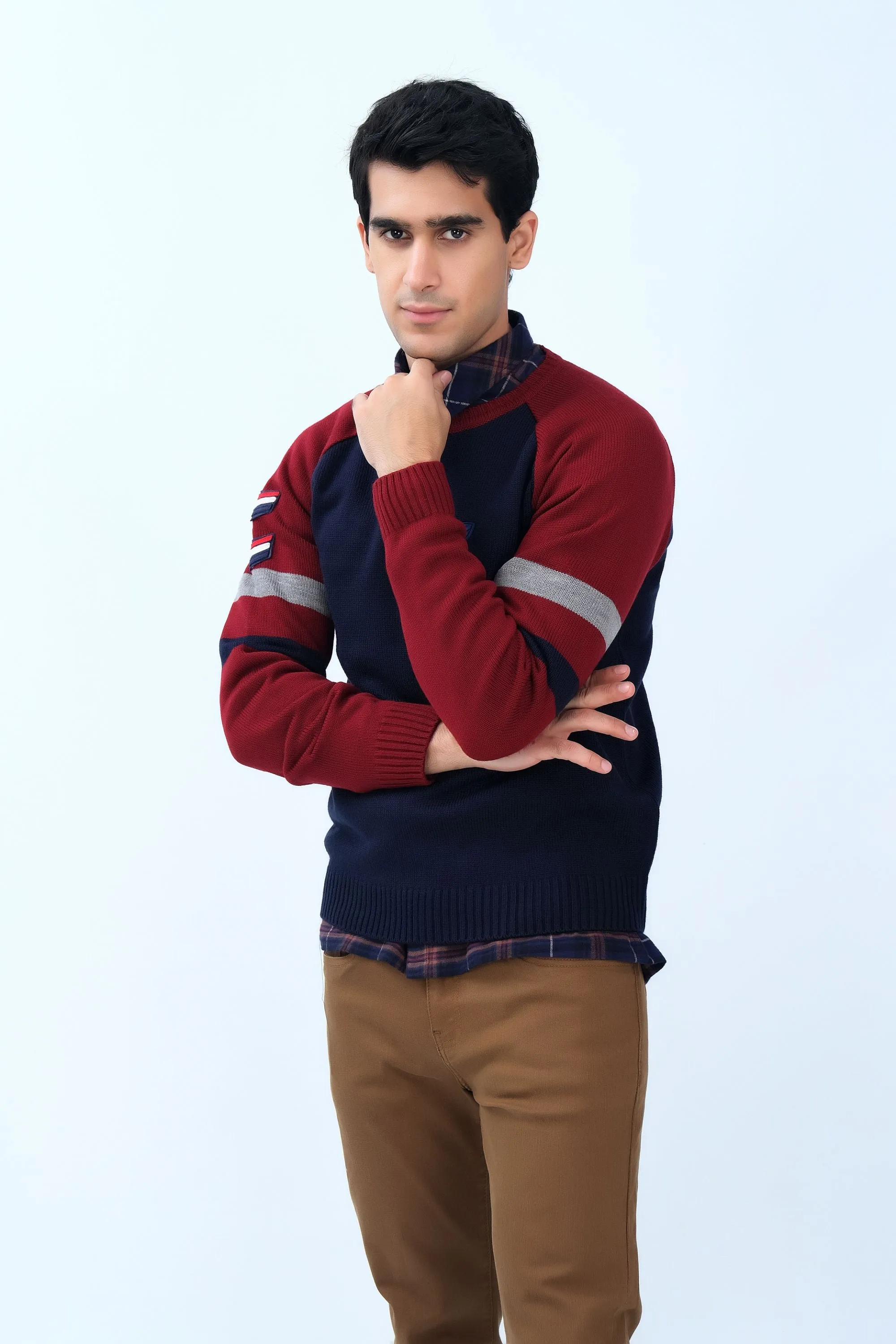 Smart Navy Sweater