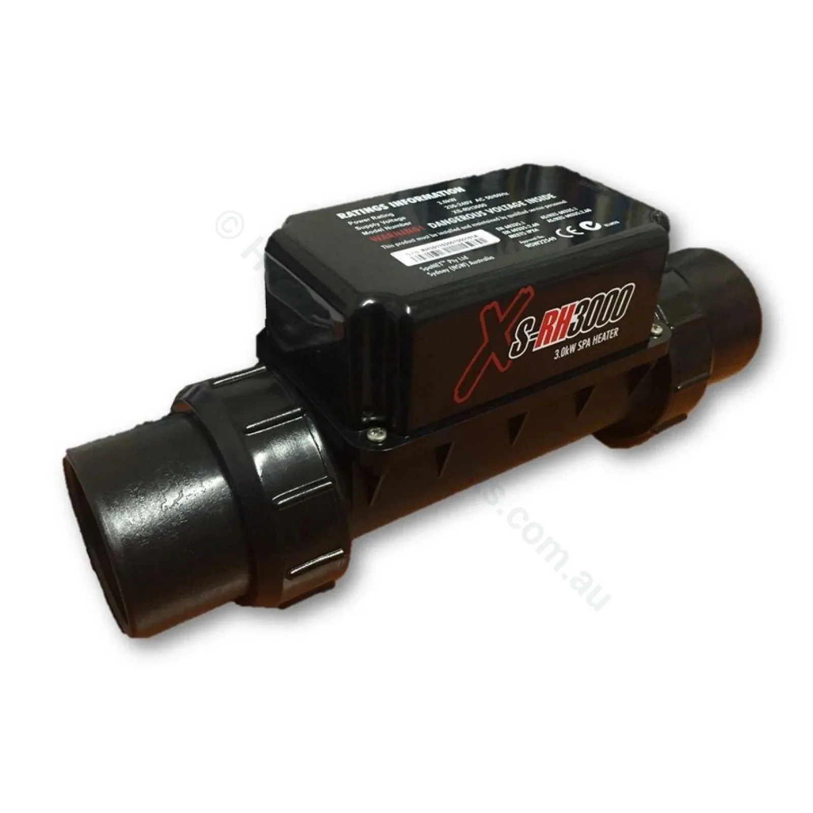 SpaNet XS 3000 / XS 2000 Heater Assembly - OBSOLETE