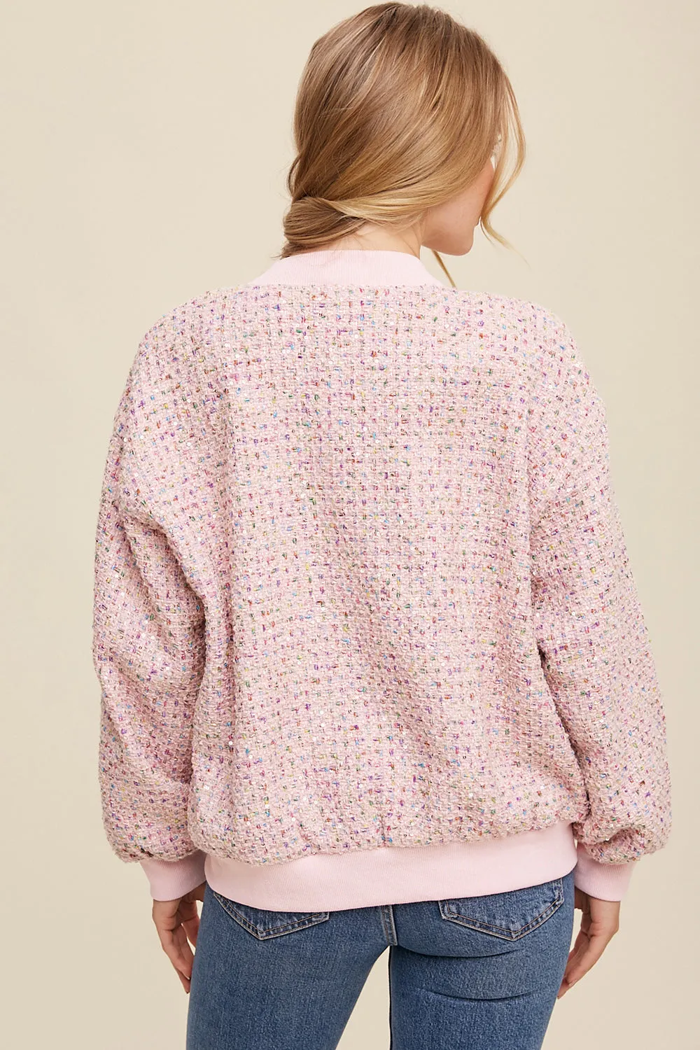 Sparkled Bomber Jacket