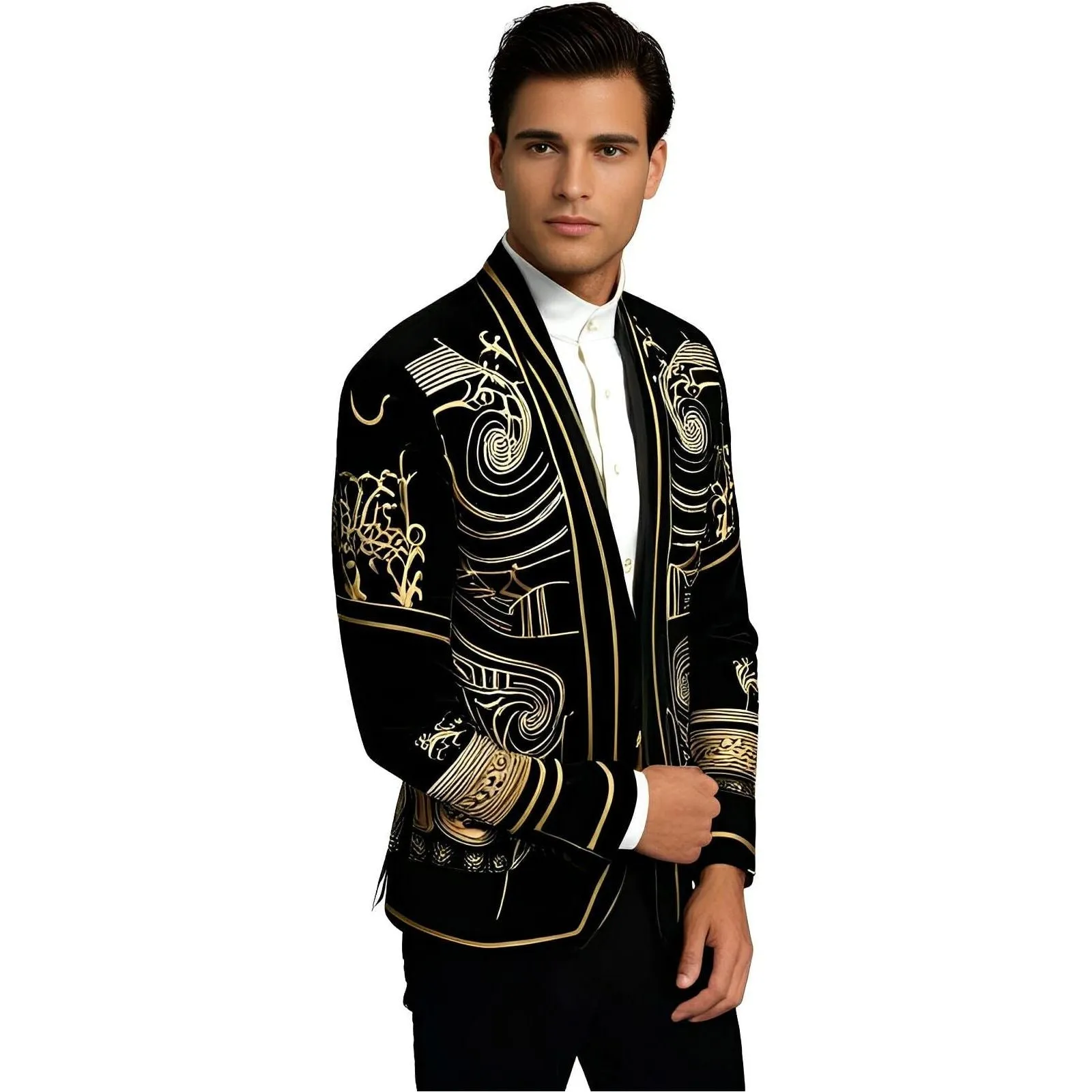 St. Michael Embroidered Blazer