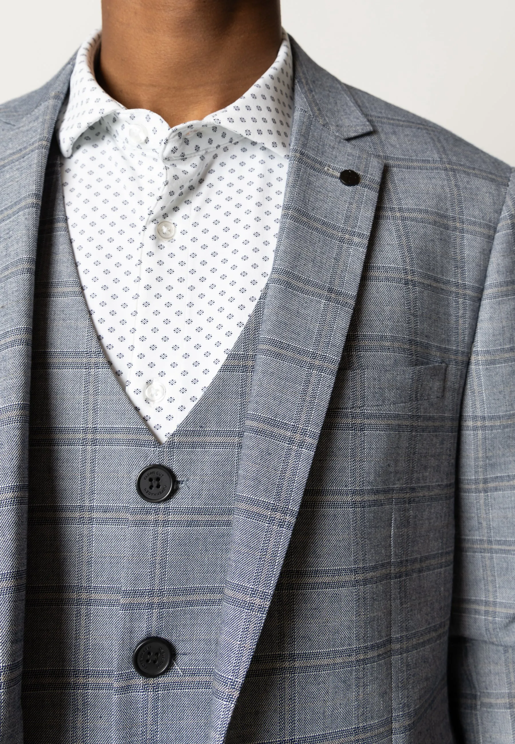 Storm XO blazer - Navy/Khaki Check