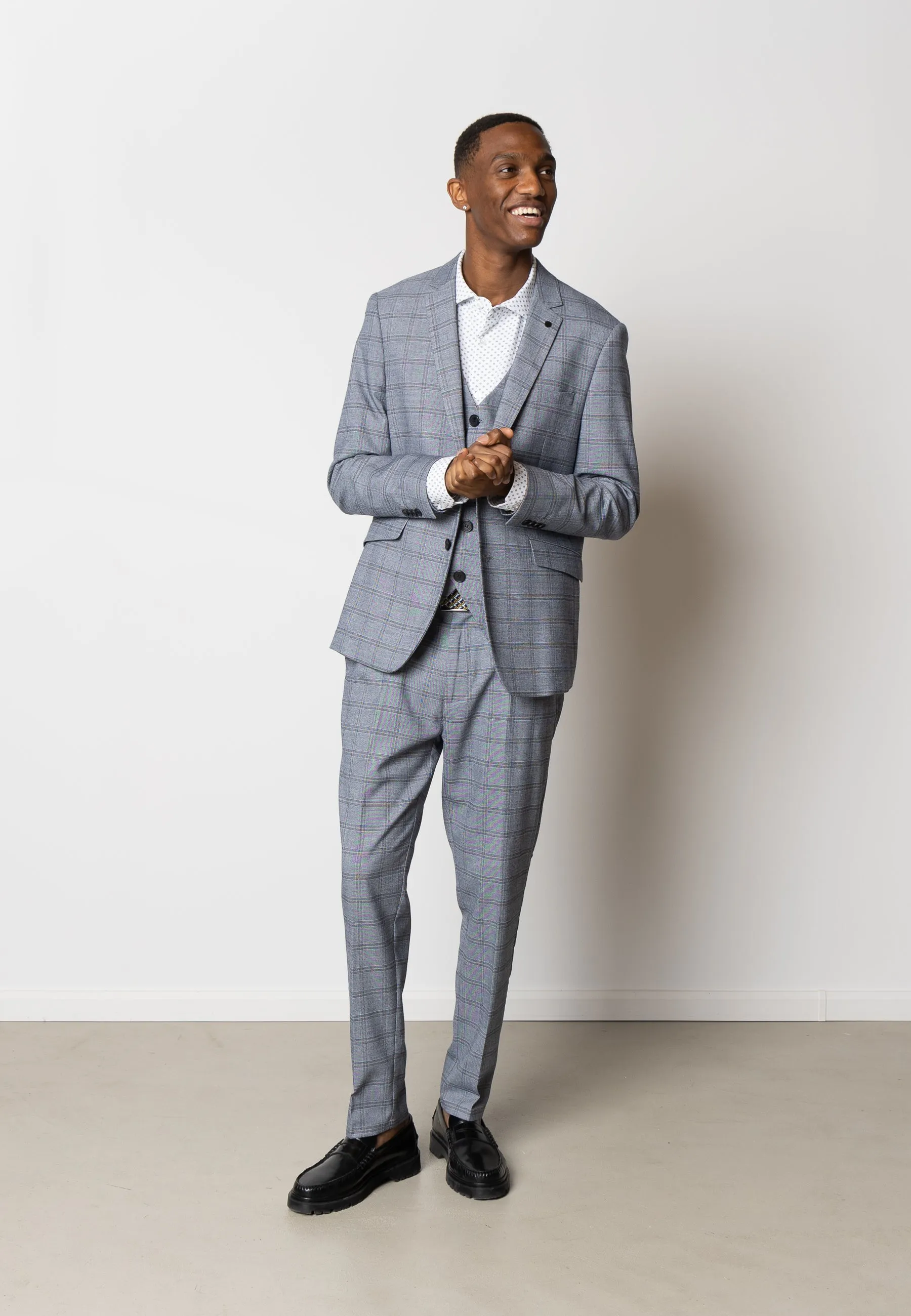 Storm XO blazer - Navy/Khaki Check