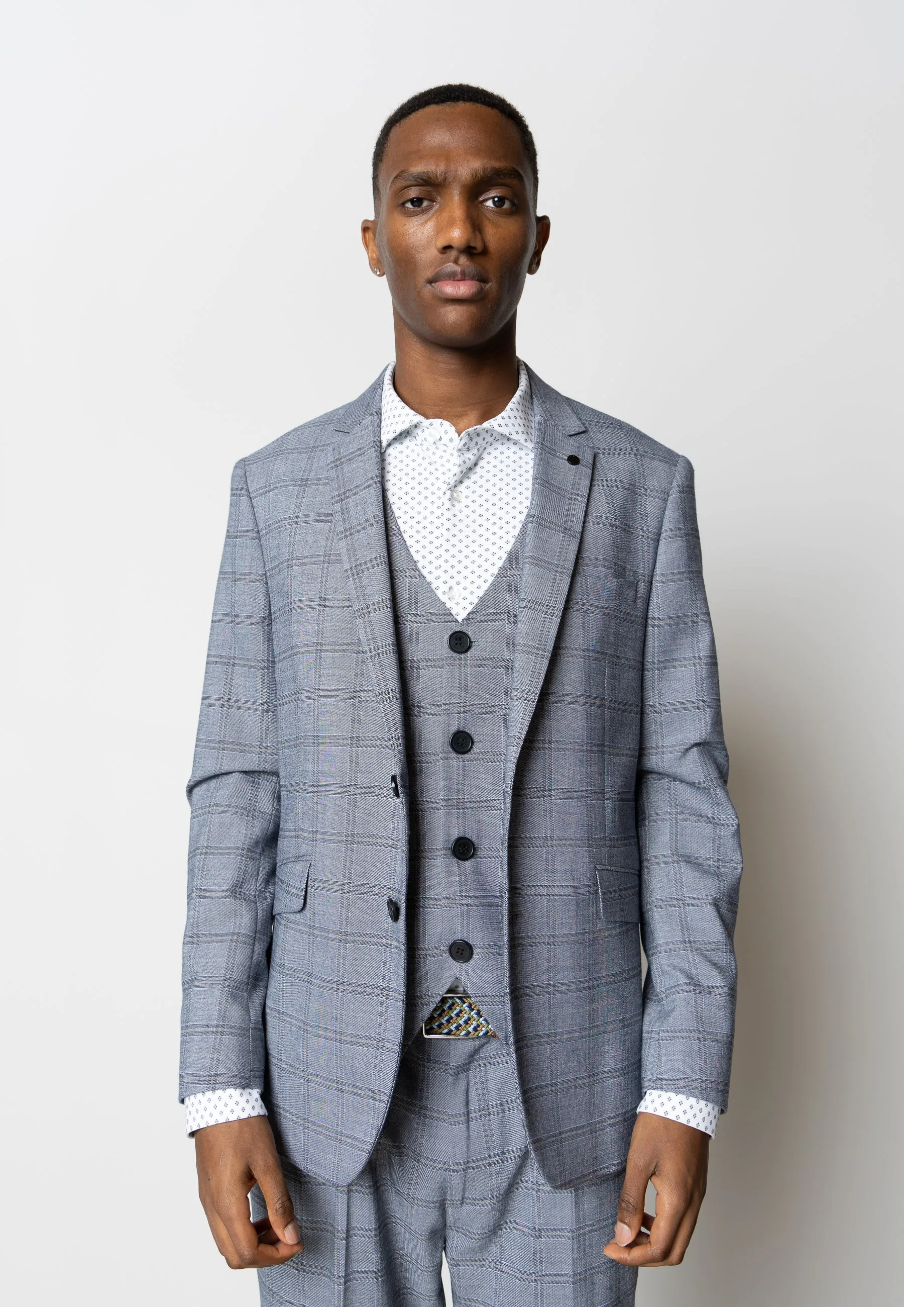 Storm XO blazer - Navy/Khaki Check