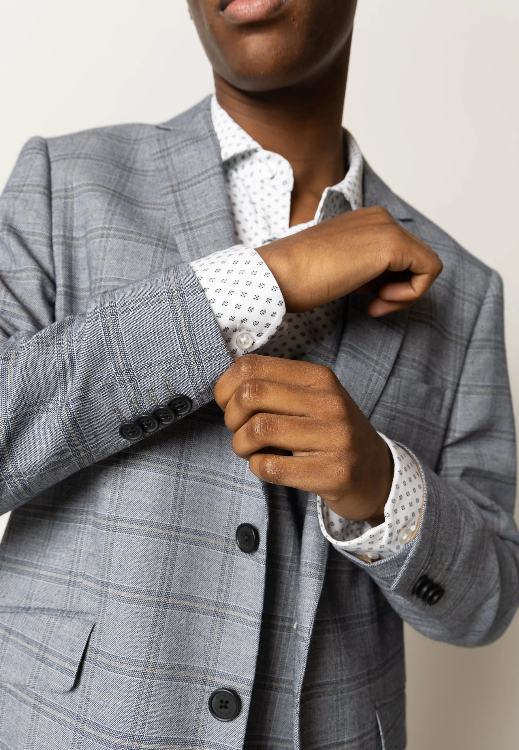 Storm XO blazer - Navy/Khaki Check