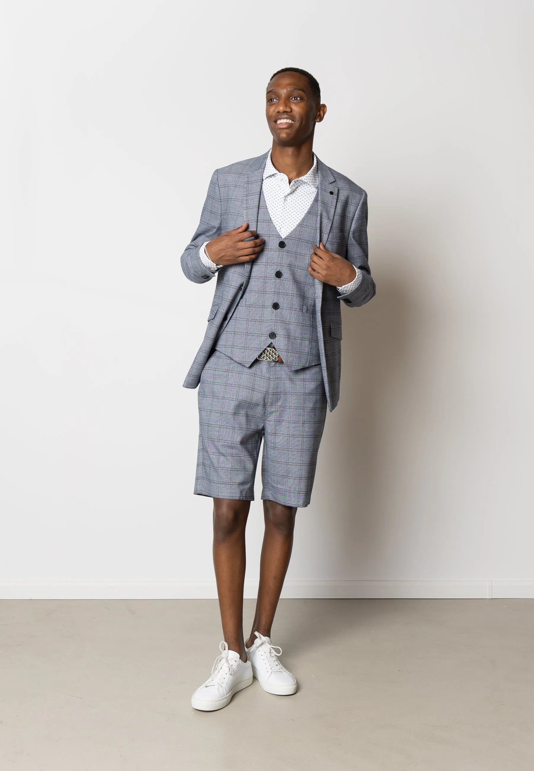 Storm XO blazer - Navy/Khaki Check
