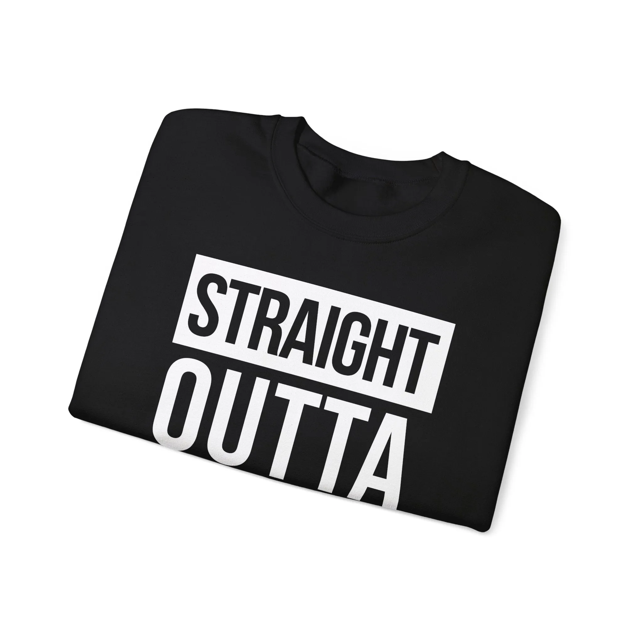Straight Outta Saturday Morning Cartoons Crewneck Sweatshirt
