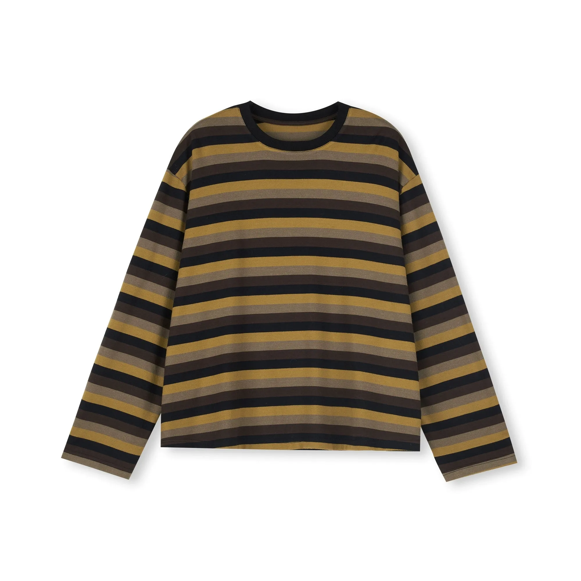 Striped Drop-Shoulder Sweater