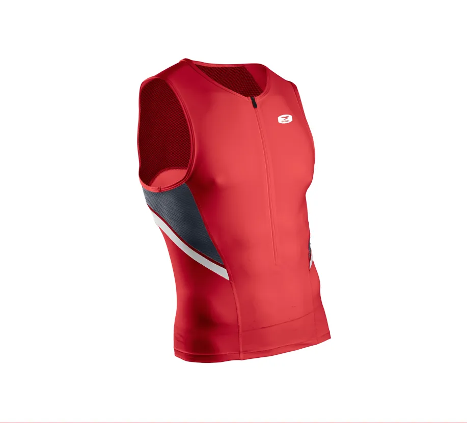 Sugoi Men's RPM  Tri / Triathlon Tank - XL - Red
