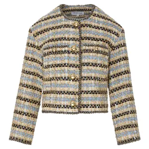 Sumira Jacket Blue Ivory
