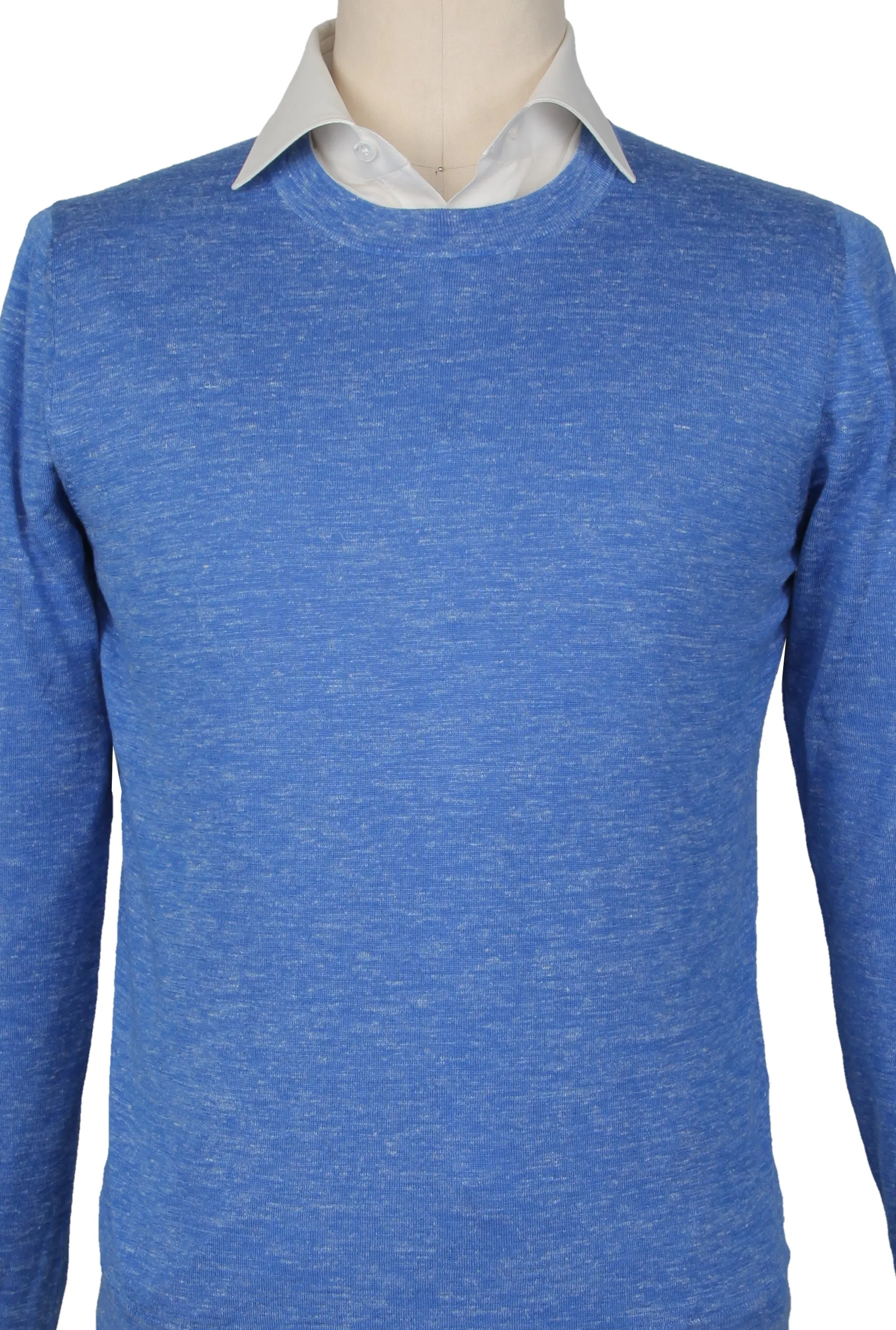 Svevo Parma Blue Crewneck Sweater