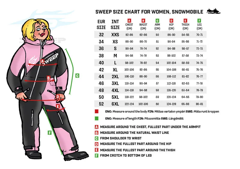 Sweep Womens Insulated Peak Monosuit