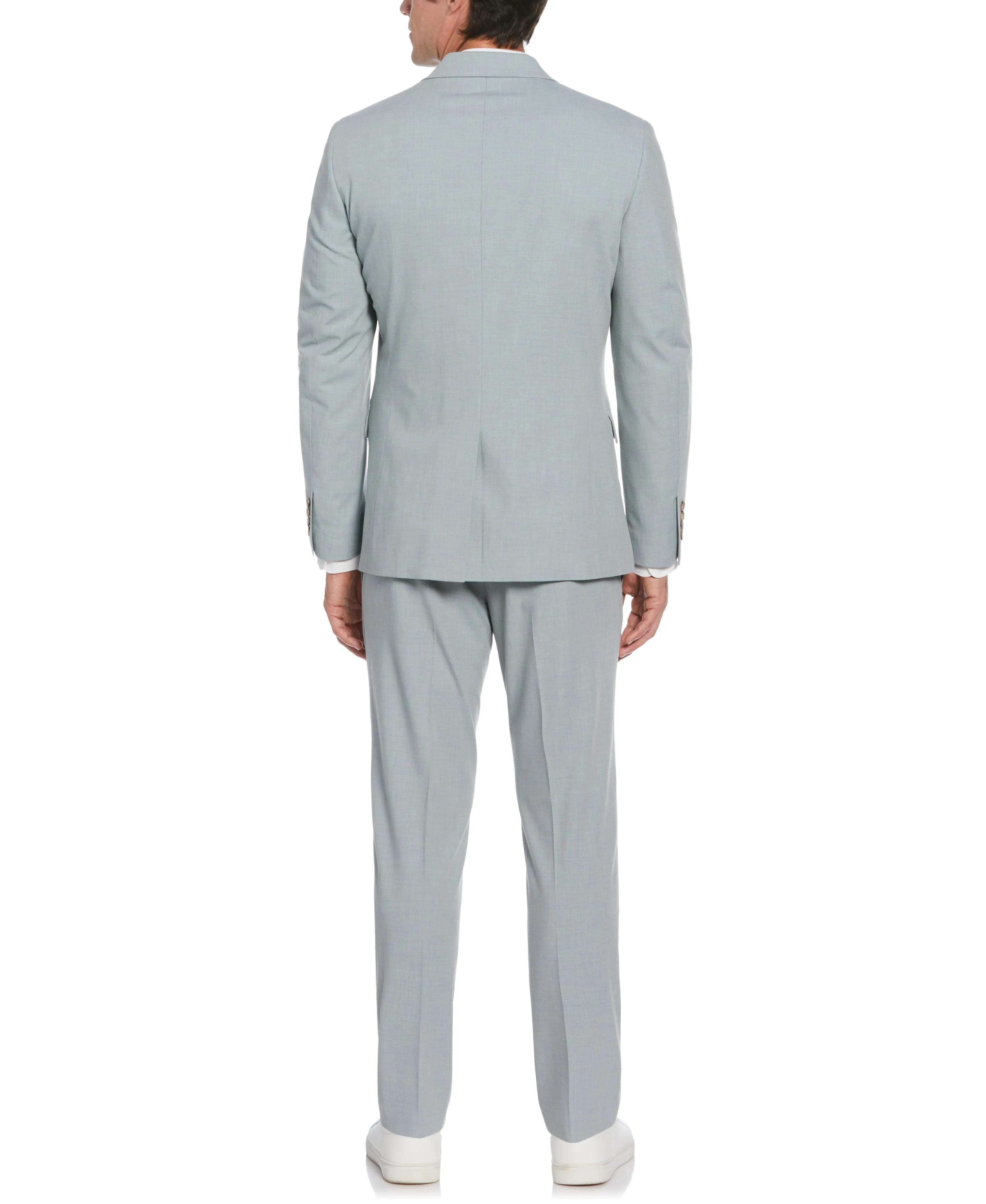Tua X Perry Ellis Collaboration Slim Fit Two-Tone Tech Stretch Suit Jacket