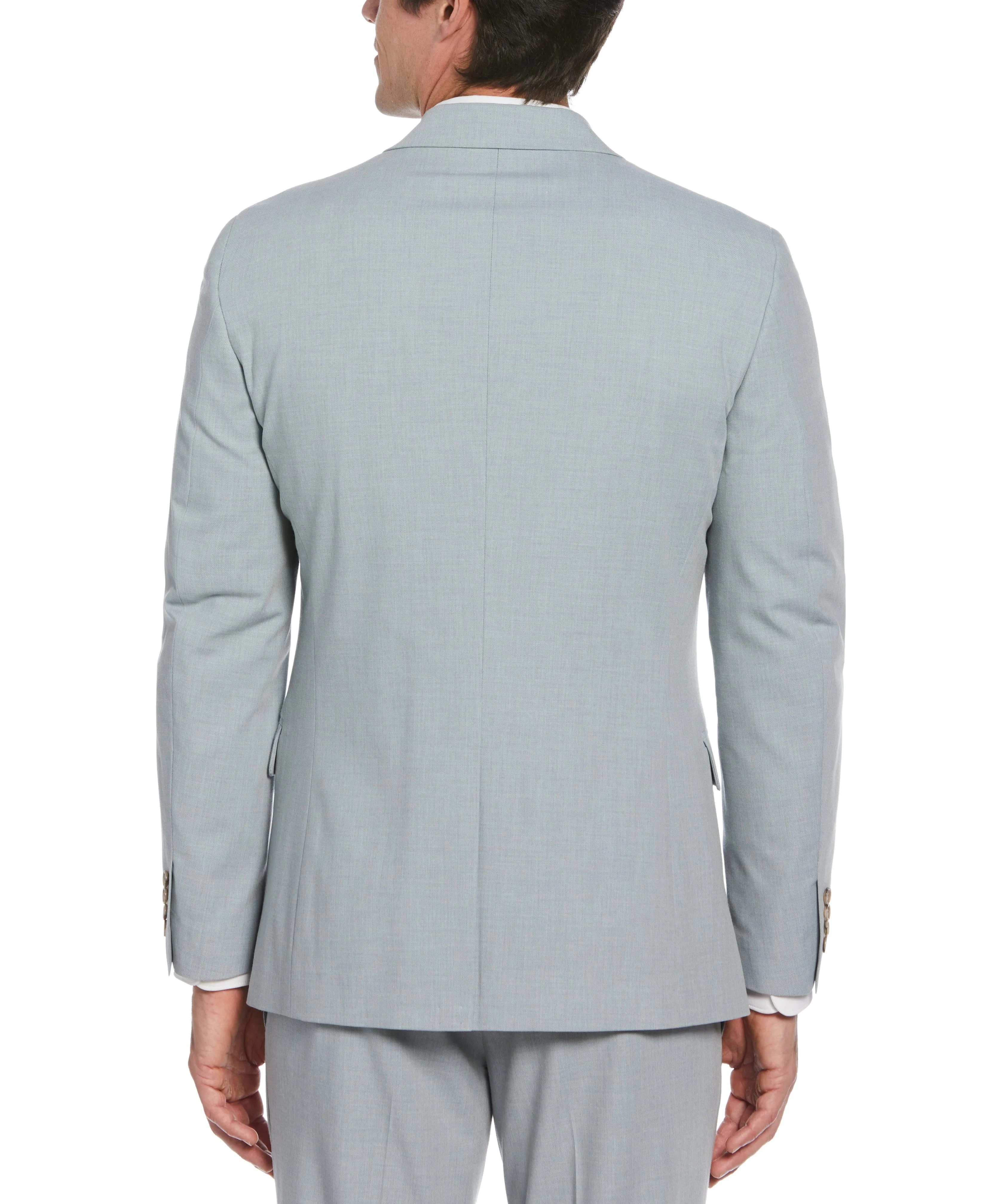 Tua X Perry Ellis Collaboration Slim Fit Two-Tone Tech Stretch Suit Jacket