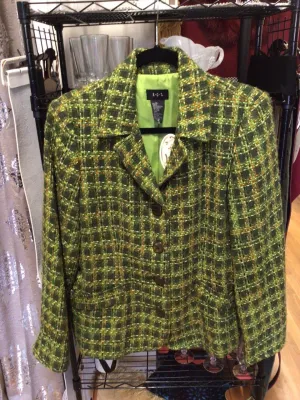 TWEED BLAZER, size 10  #638