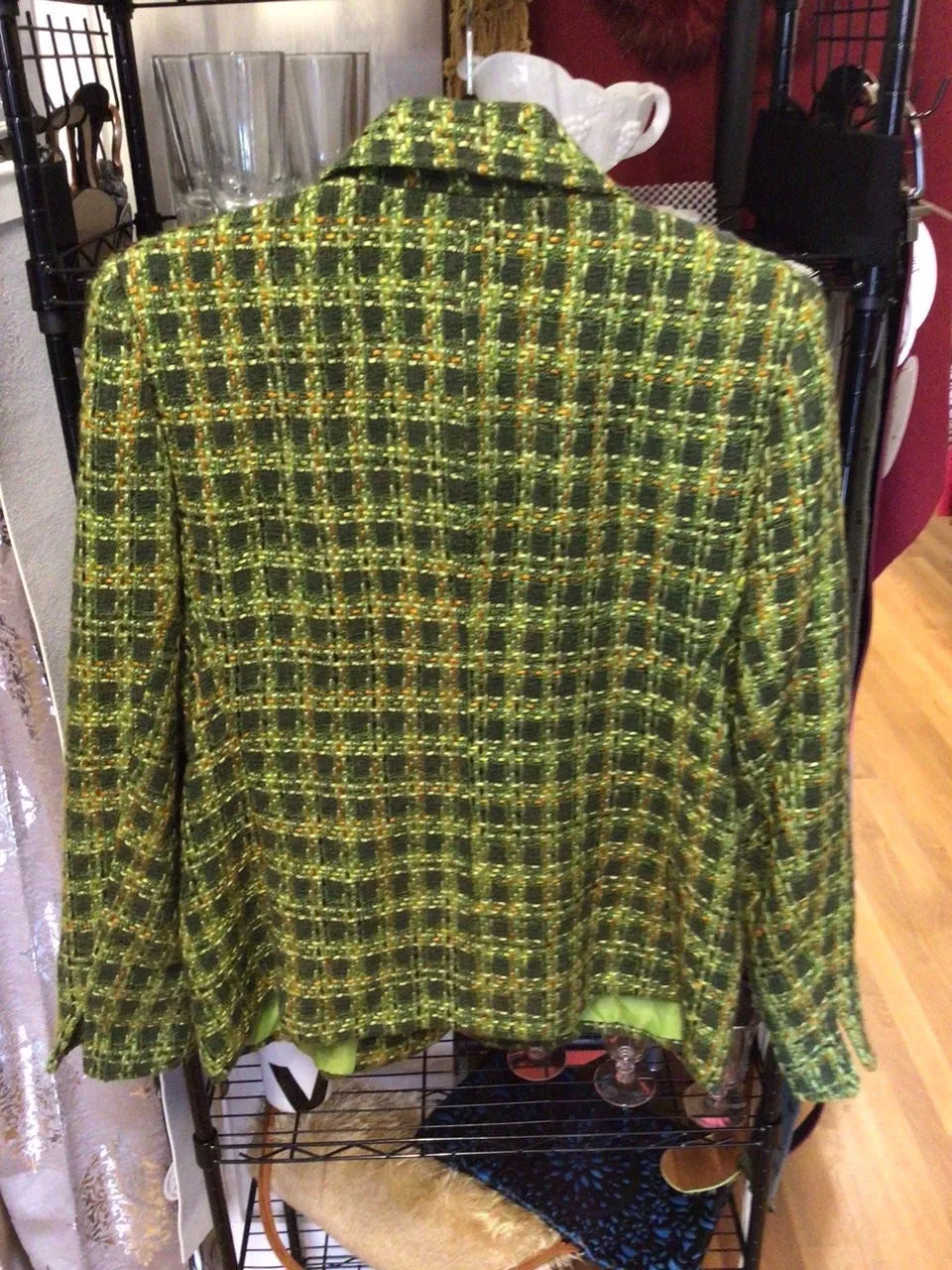 TWEED BLAZER, size 10  #638