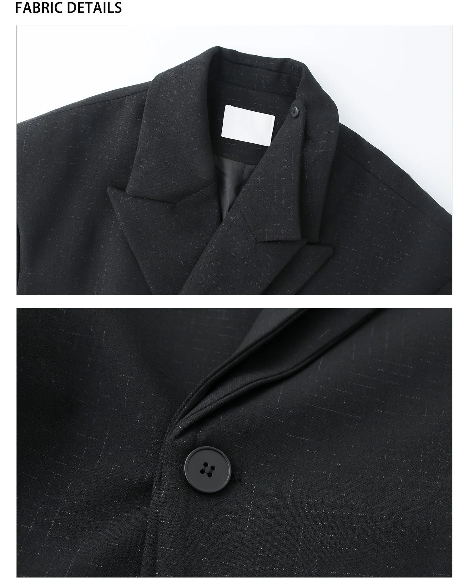 Two-Piece Shoulder pad Blazer & Dress Pants Set