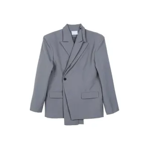 Two-Piece Shoulder pad Blazer & Dress Pants Set