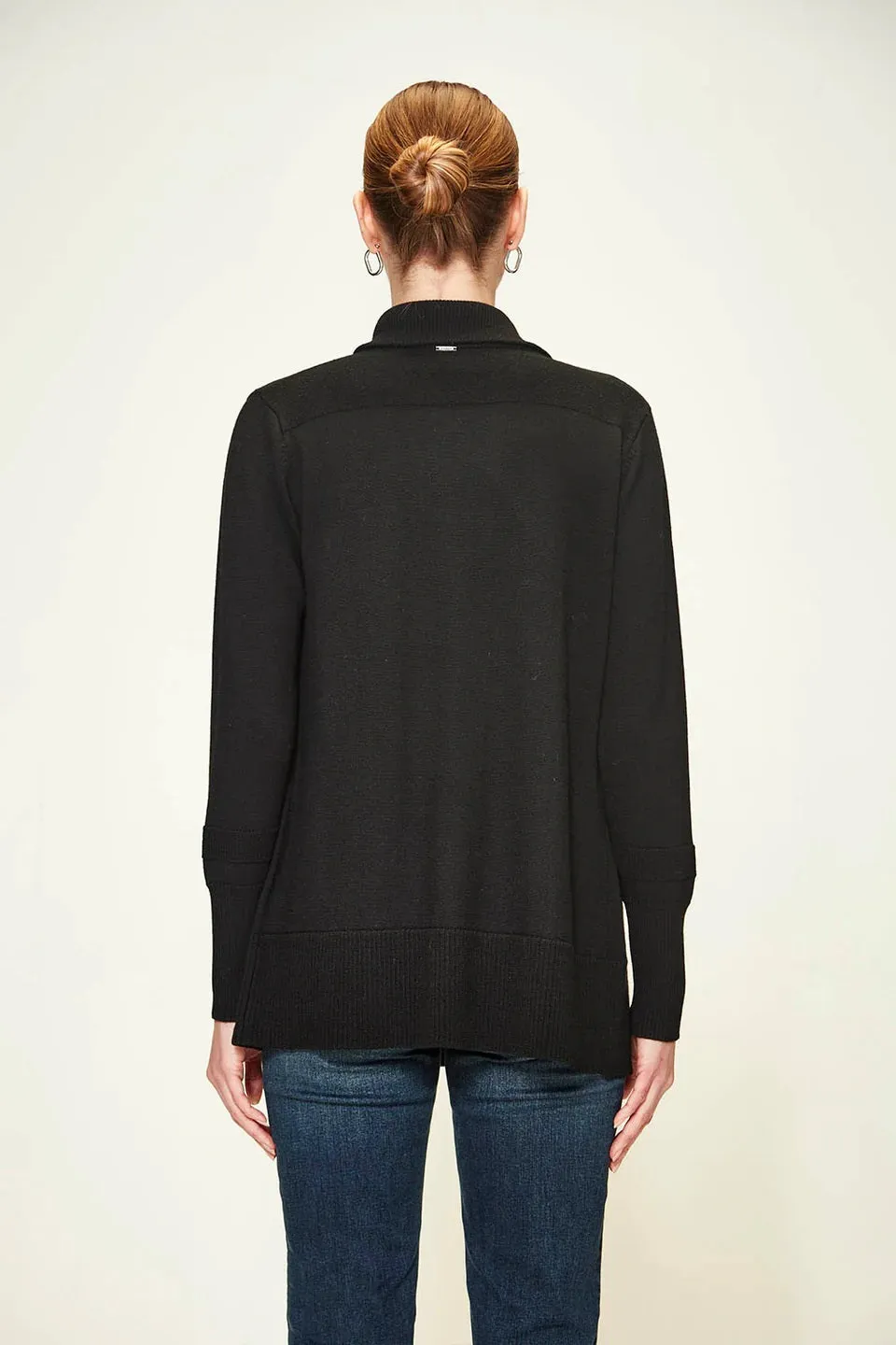 VERGE - Black Finlay Cardi - 9046SF