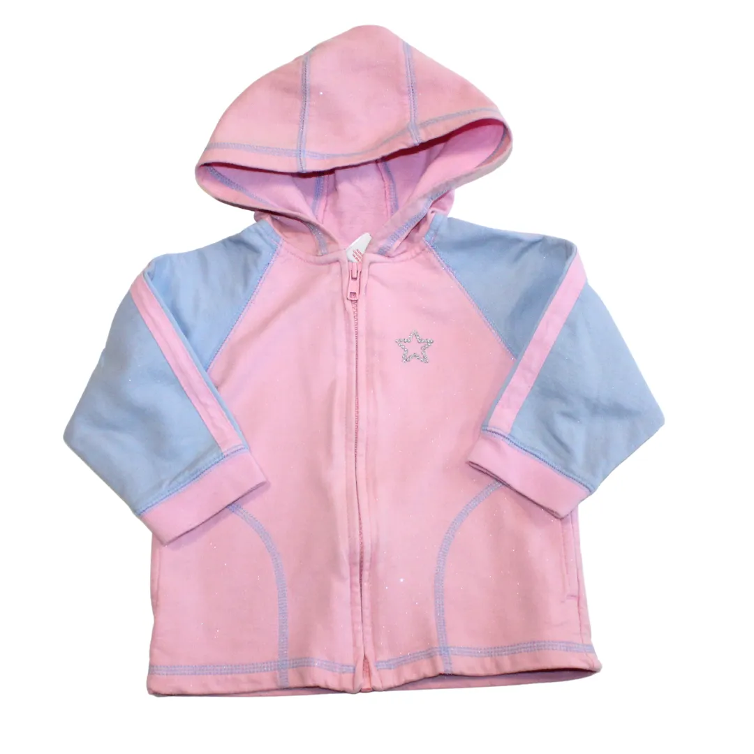 Vintage 2002 Glitter Zip Up