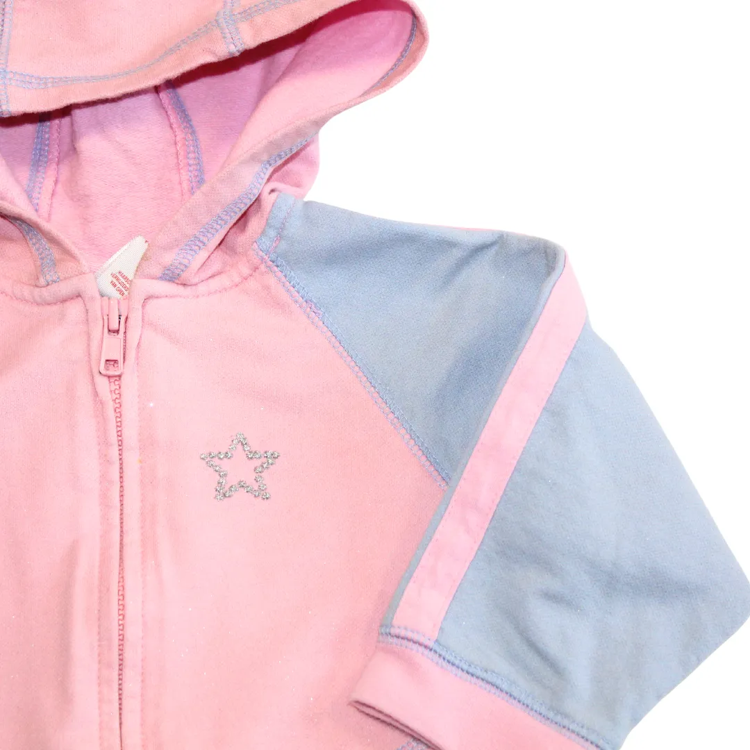 Vintage 2002 Glitter Zip Up