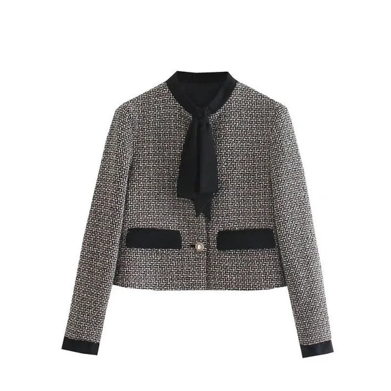Vintage Long Sleeve Tweed Jacket