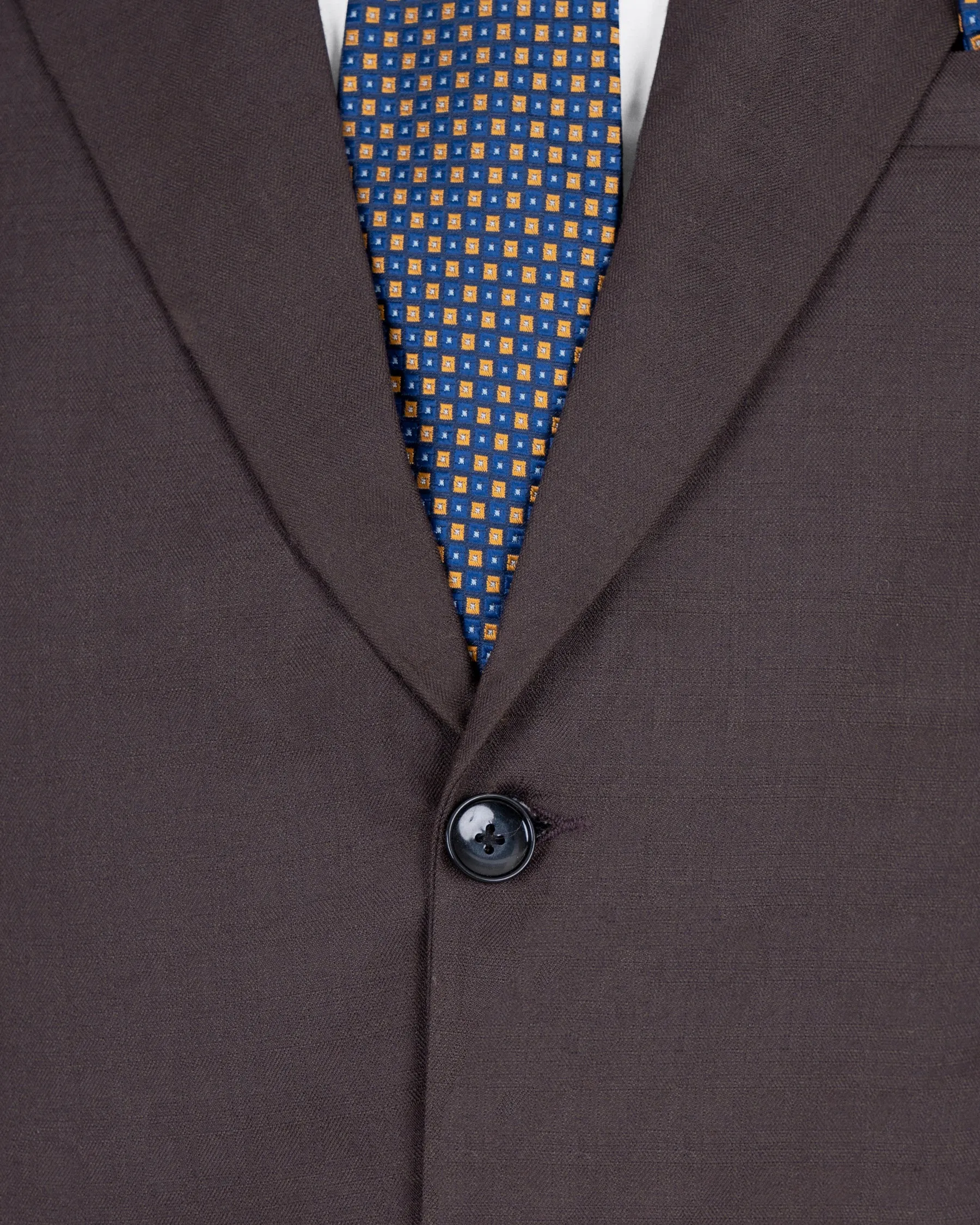 Voodoo Purple Subtle Checked Wool Rich Blazer