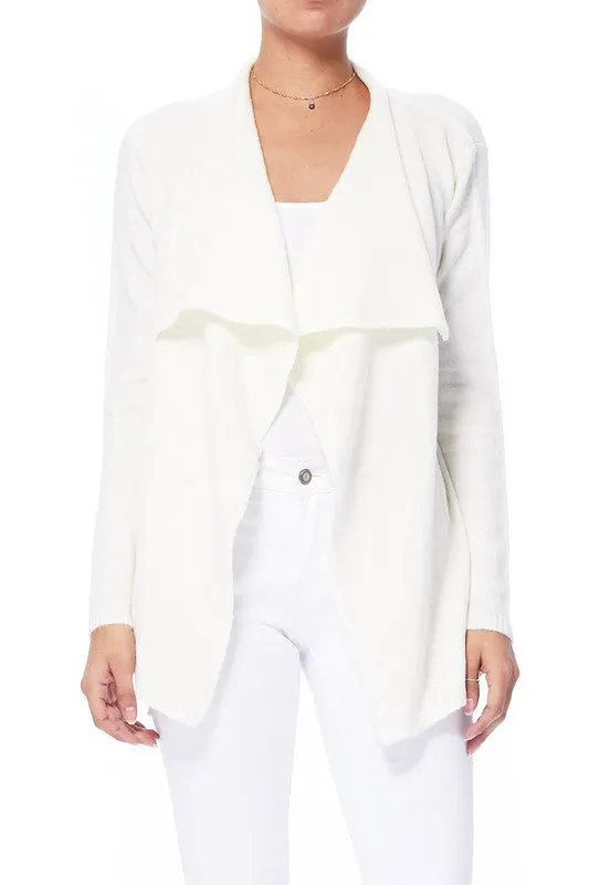 Women's Draped Stylish Cape Sweater Cardigan