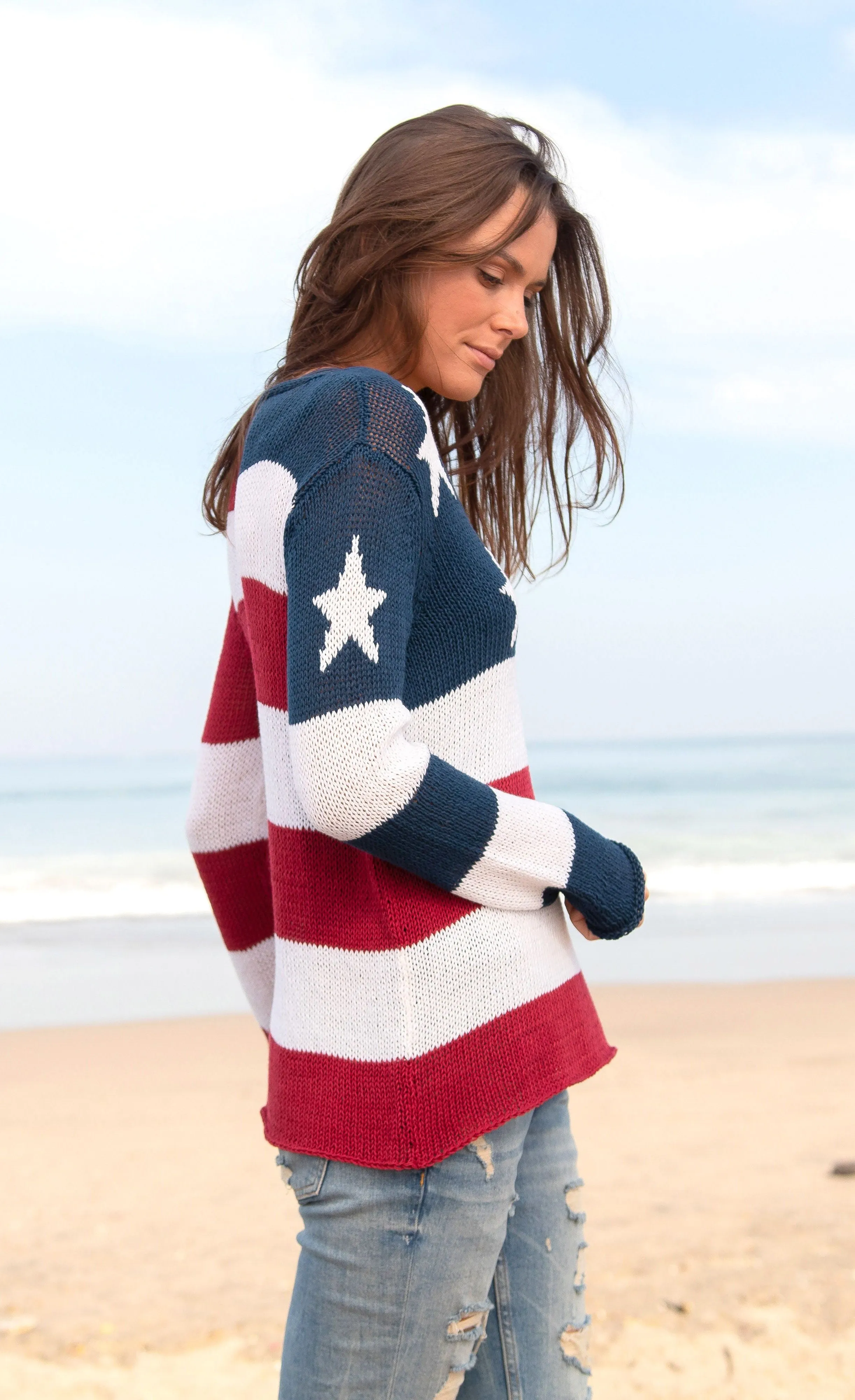 Wooden Ships Flag V Cotton Top