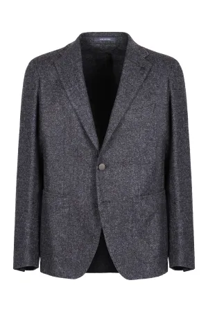 Wool blend blazer