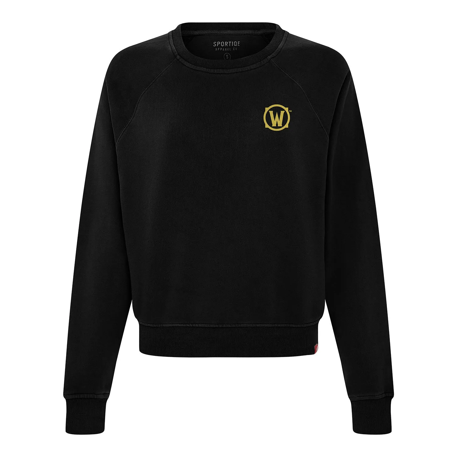 World of Warcraft Icon Women's Black Crewneck Sweatshirt